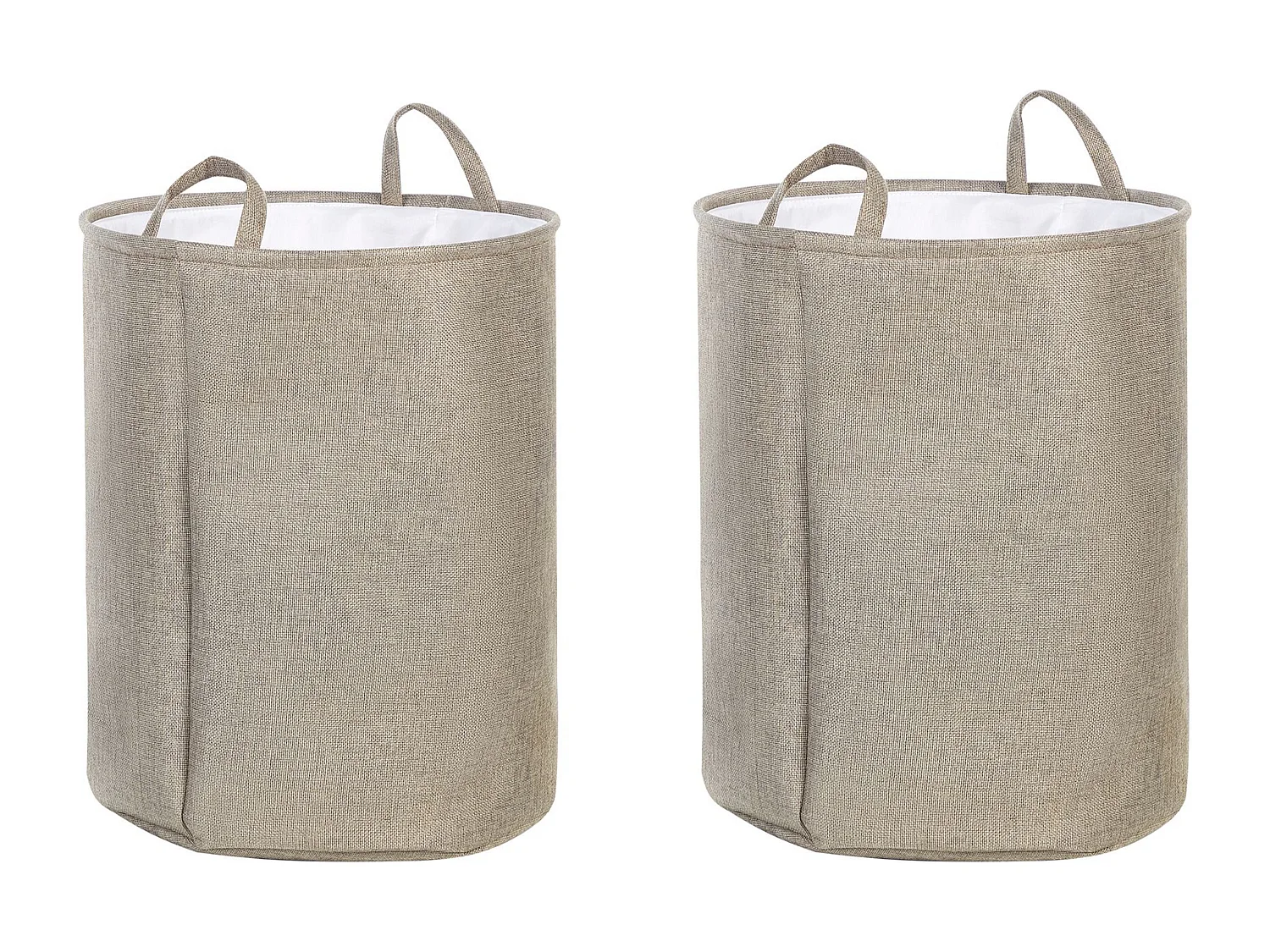 Conjunto de 2 cestas SAMTI Algodón Beige