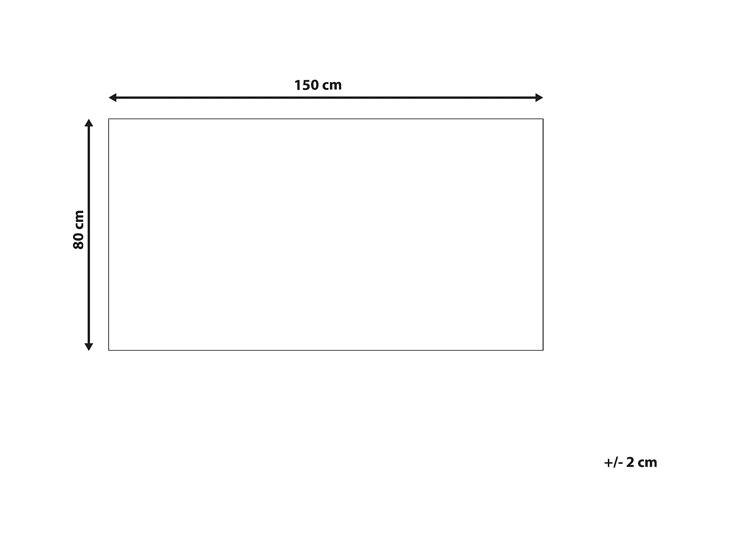 Vloerkleed polypropyleen wit/grijs 80 x 150 cm MASIS