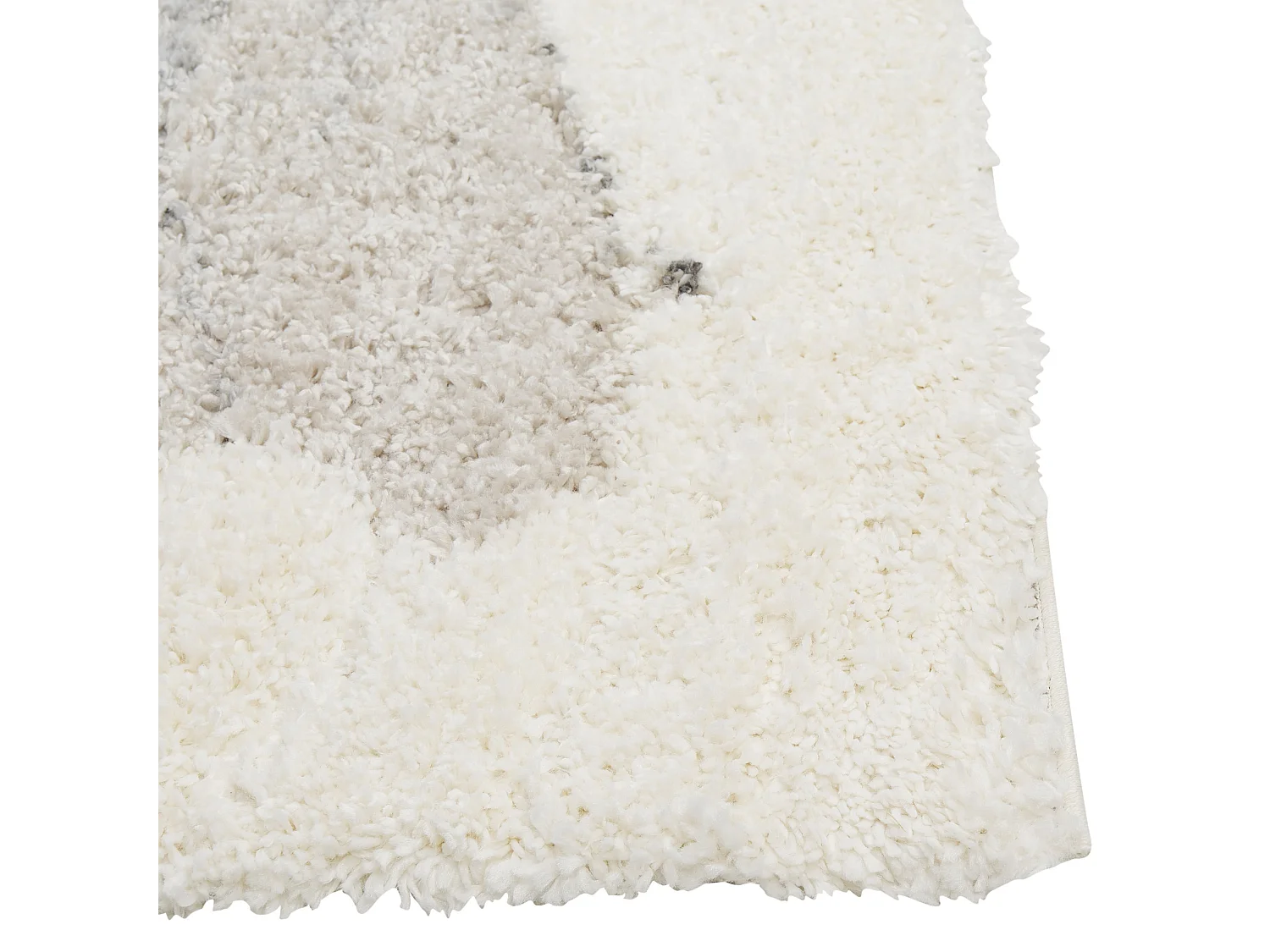 Vloerkleed polypropyleen wit/grijs 160 x 230 cm MASIS