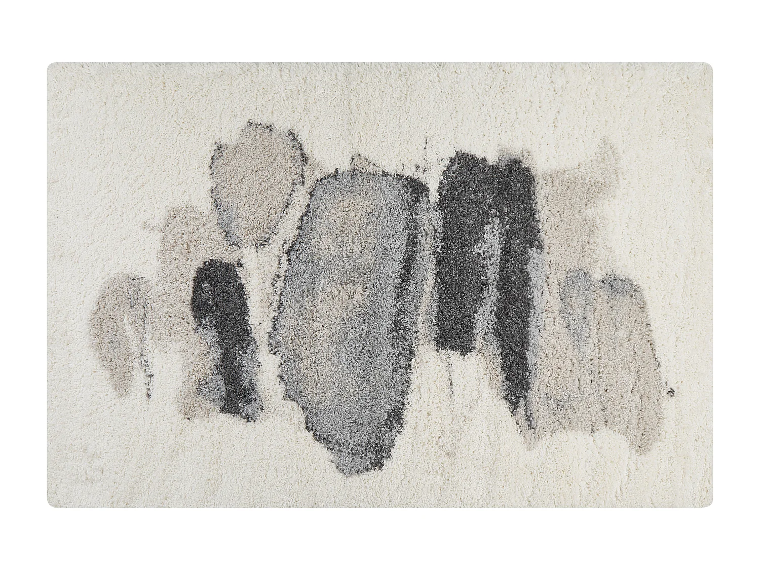 Tapis à poils longs MASIS Blanc 200 x 300 cm