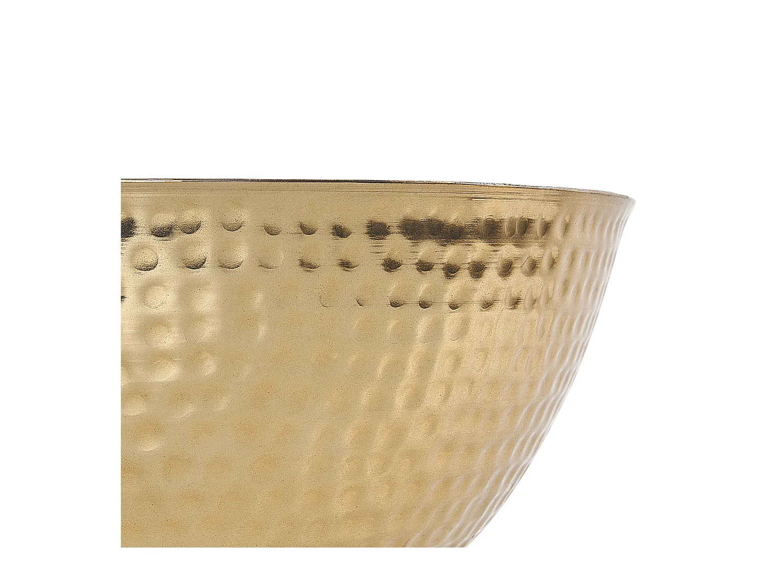 Set van 3 decoratieve schalen BARU Metaal Goud