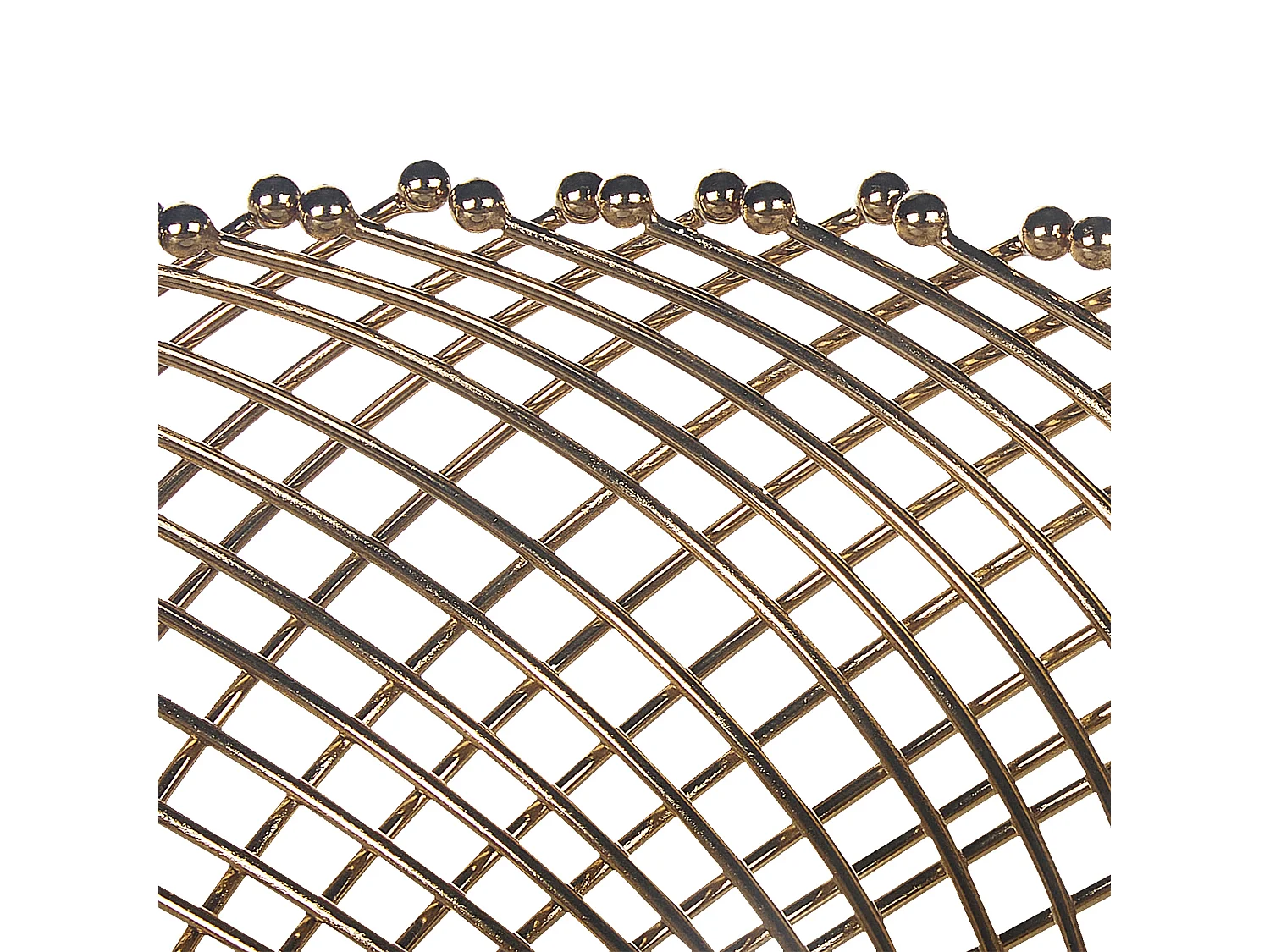 Zestaw 2 mis dekoracyjnych BALIUNG Metal Złoty