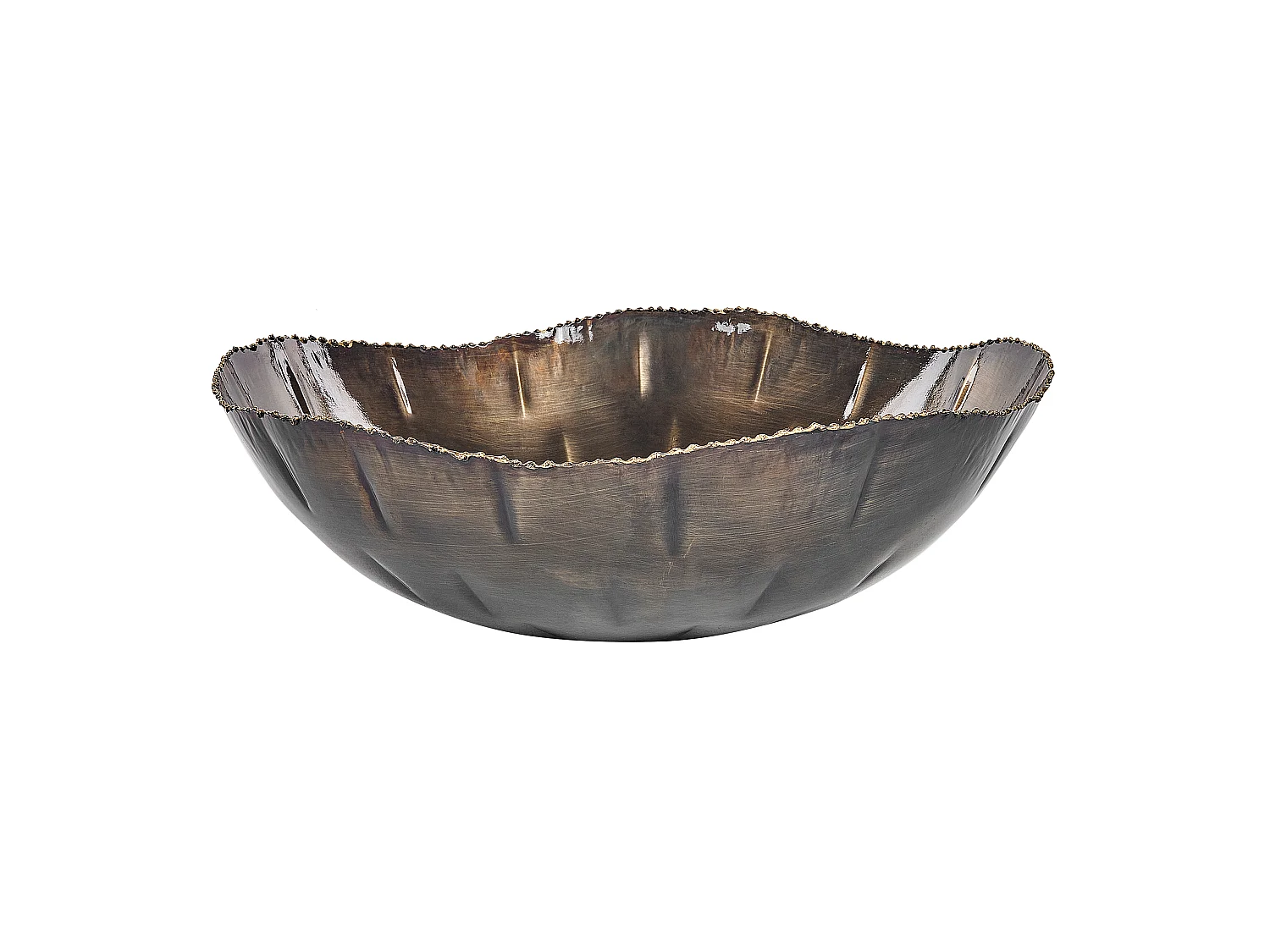 Set di 3 ciotole decorative PINANG Metallo Ottone