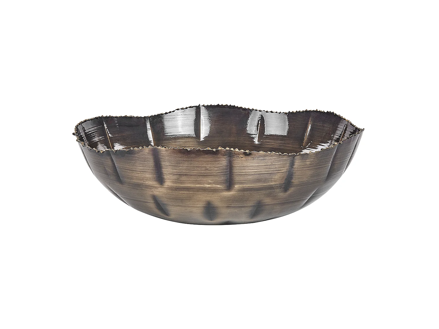 Set di 3 ciotole decorative PINANG Metallo Ottone