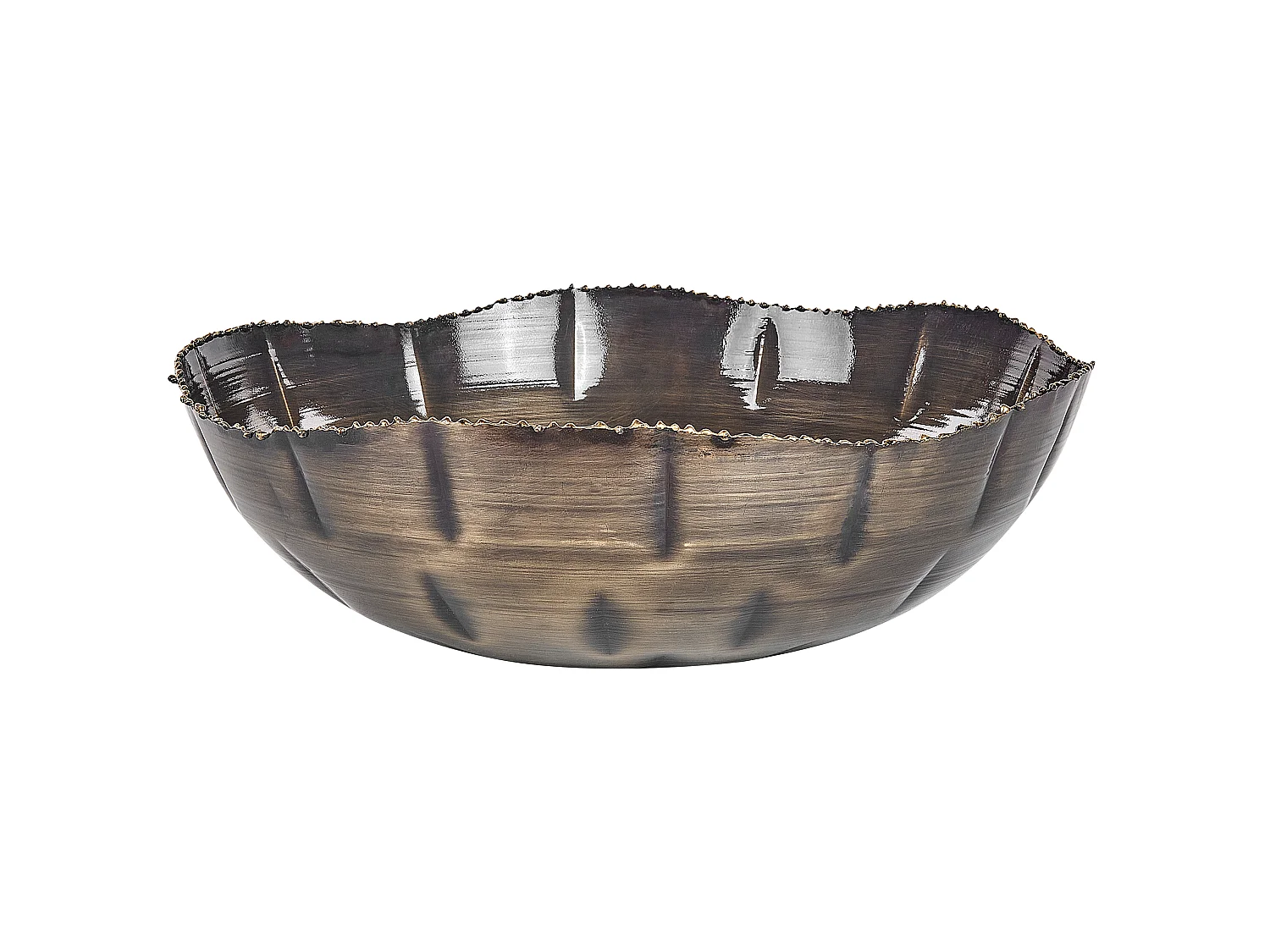 Lot de 3 bols décoratifs PINANG Métal Laiton