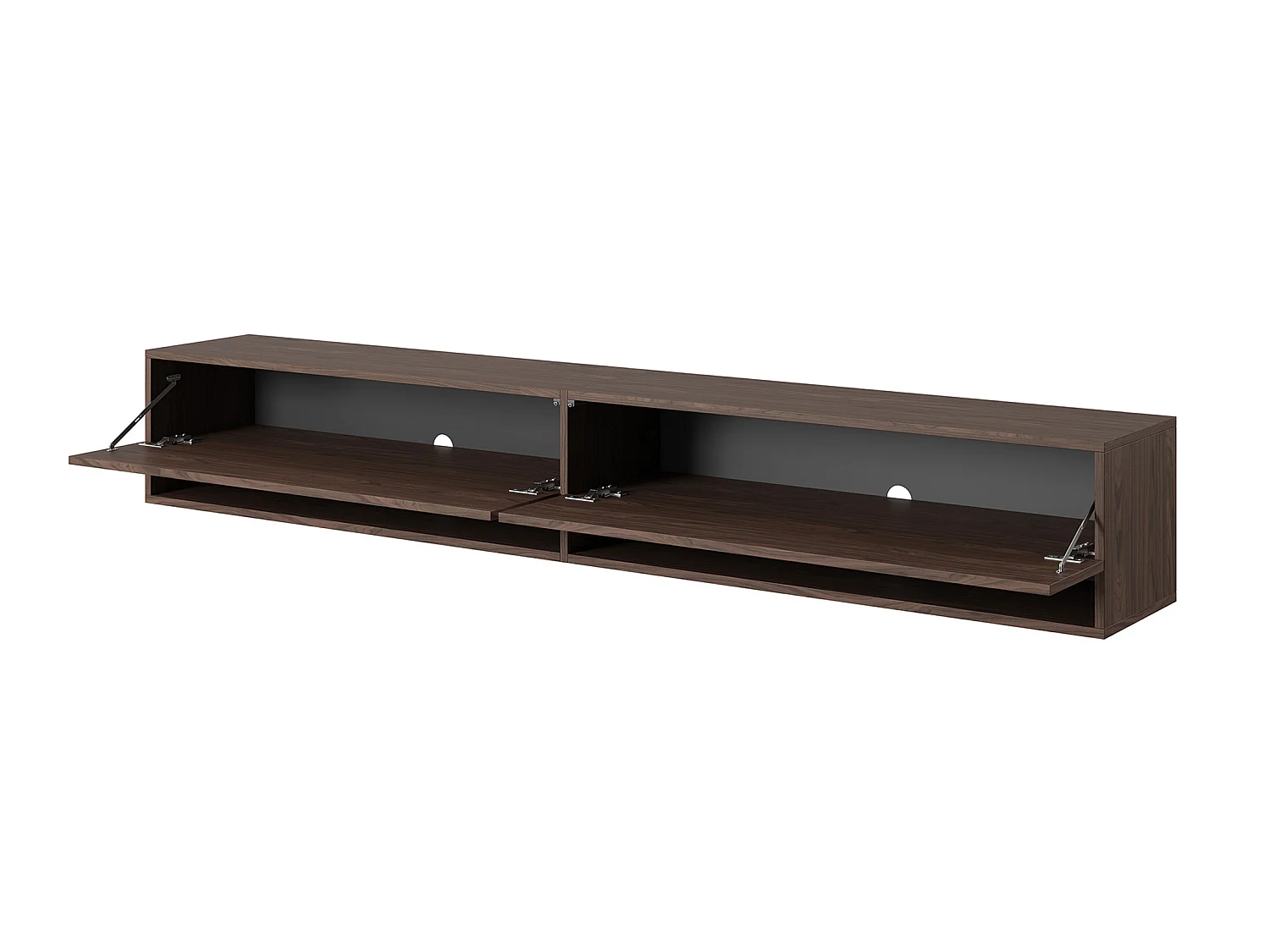 TV-Möbel 200 cm Nussbraun - Mirrgo