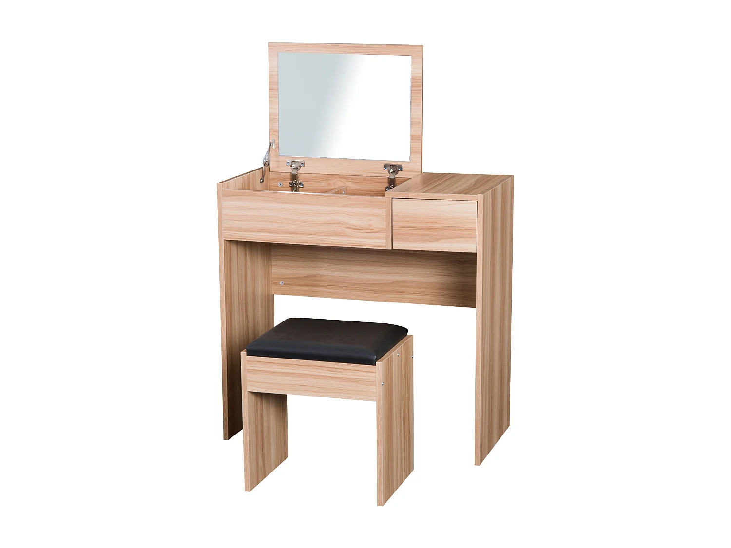 Mesa para maquillaje madera 80x40x79cm HOMCOM