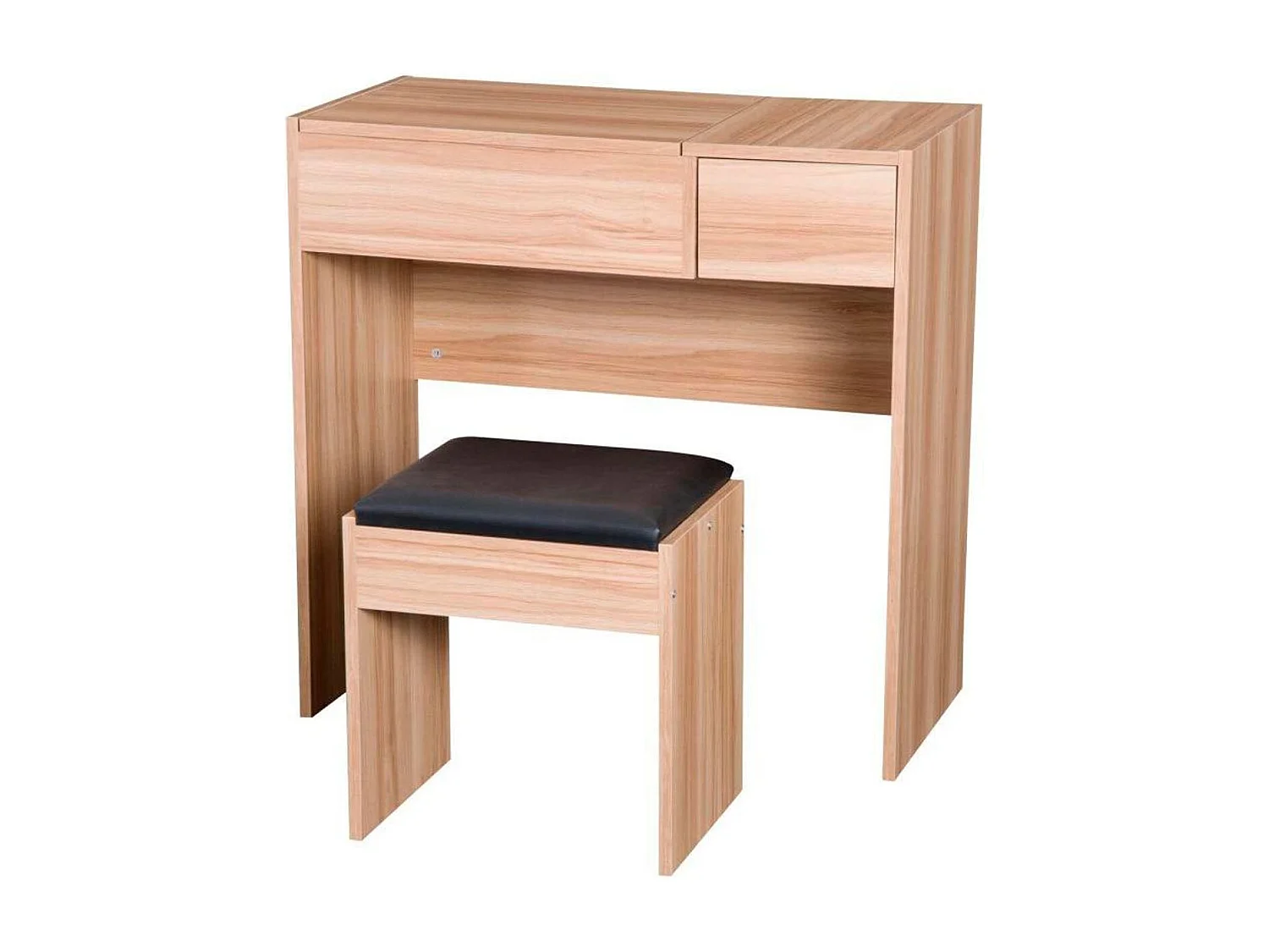 Mesa para maquillaje madera 80x40x79cm HOMCOM