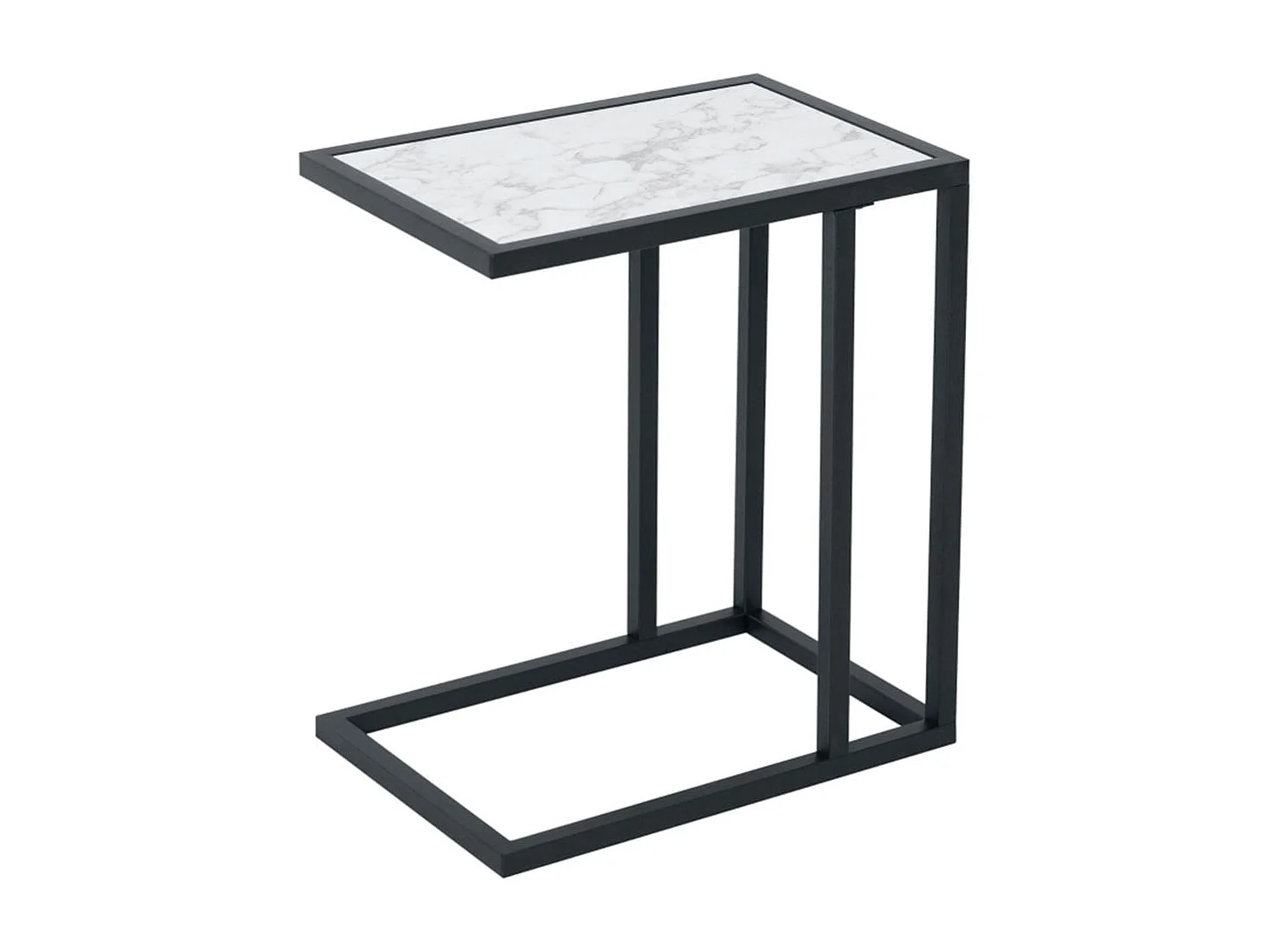 Mesa lateral blanco 45x30x51.5 cm HOMCOM