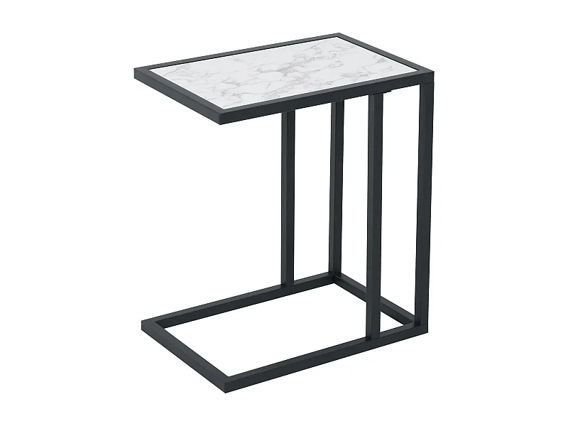 Mesa lateral blanco 45x30x51.5 cm HOMCOM