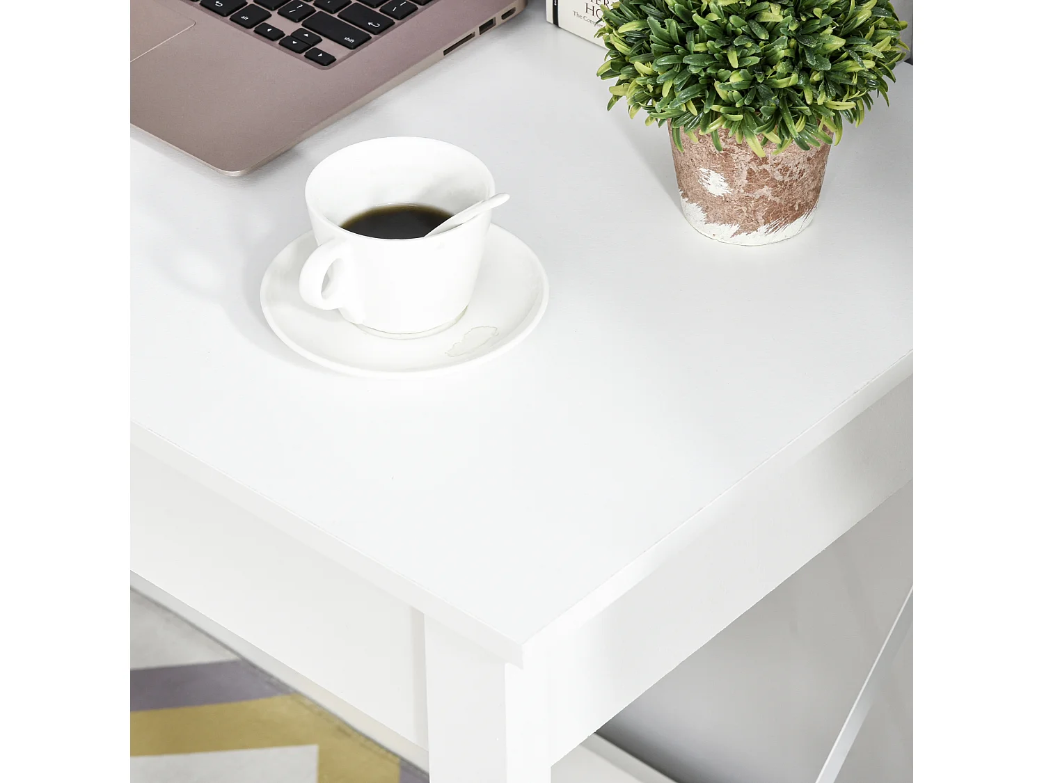 Mesa de escritorio blanco 105x50x76 cm HOMCOM