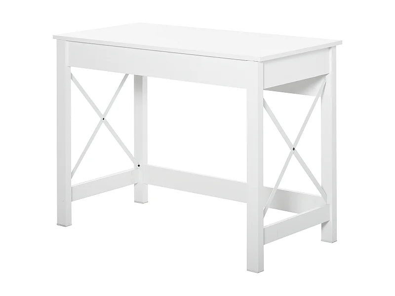 Mesa de escritorio blanco 105x50x76 cm HOMCOM