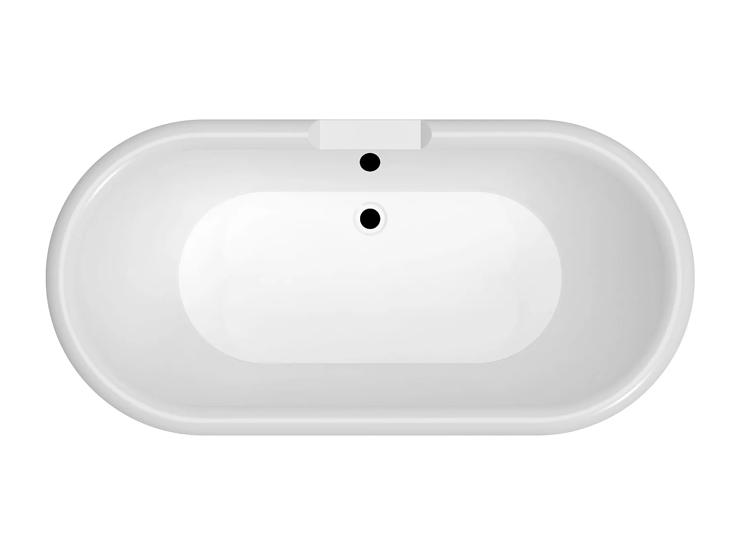 Wanna wolnostojąca w stylu rustykalnym - Szary mat - 161 l - 152 x 74 x 60 cm - CAVASO