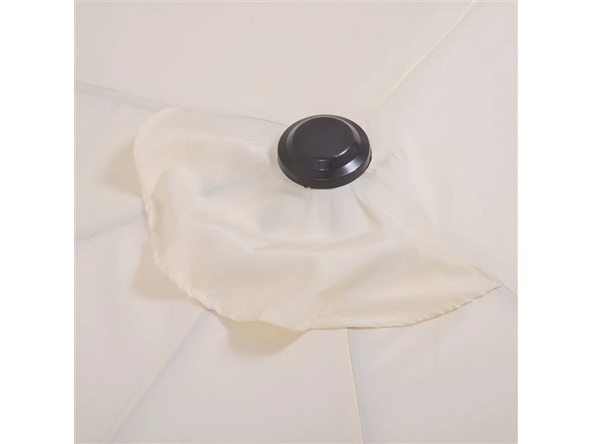 Sombrilla beige 455x265x238 cm Outsunny