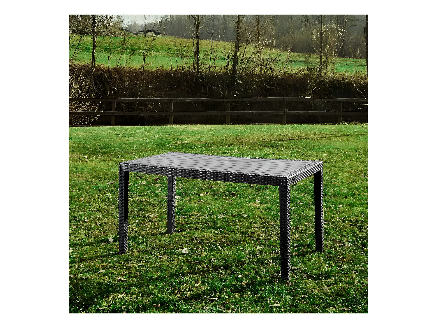 Mesa de exterior Malu Antracita