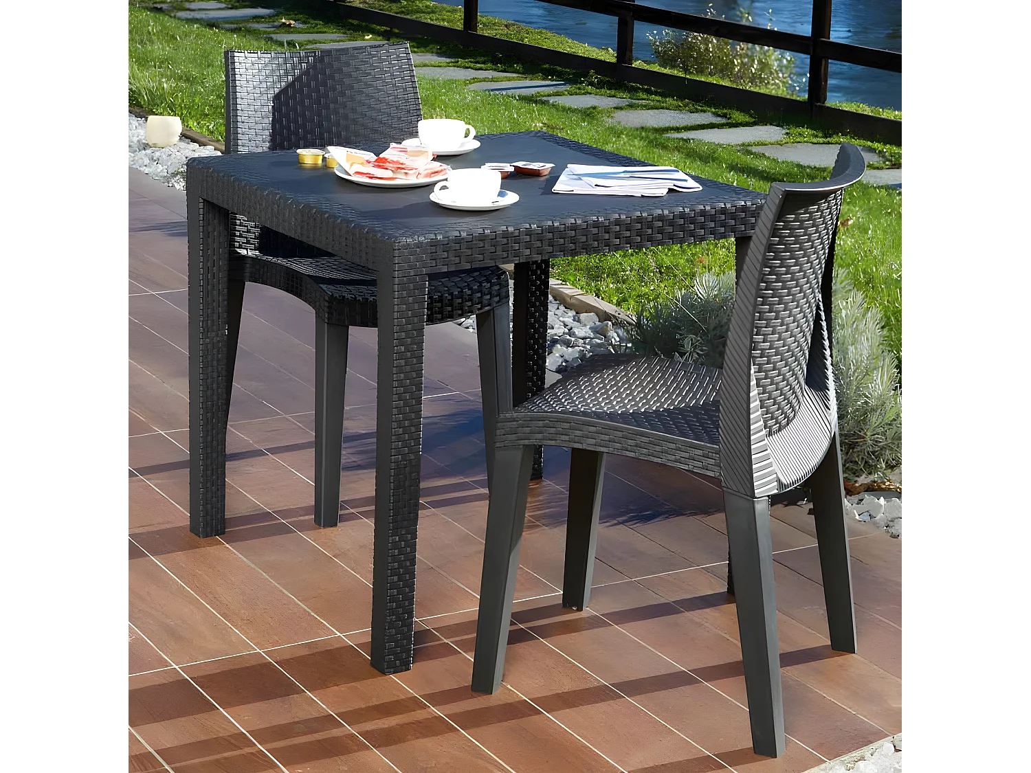 Mesa de exterior Kona Antracita