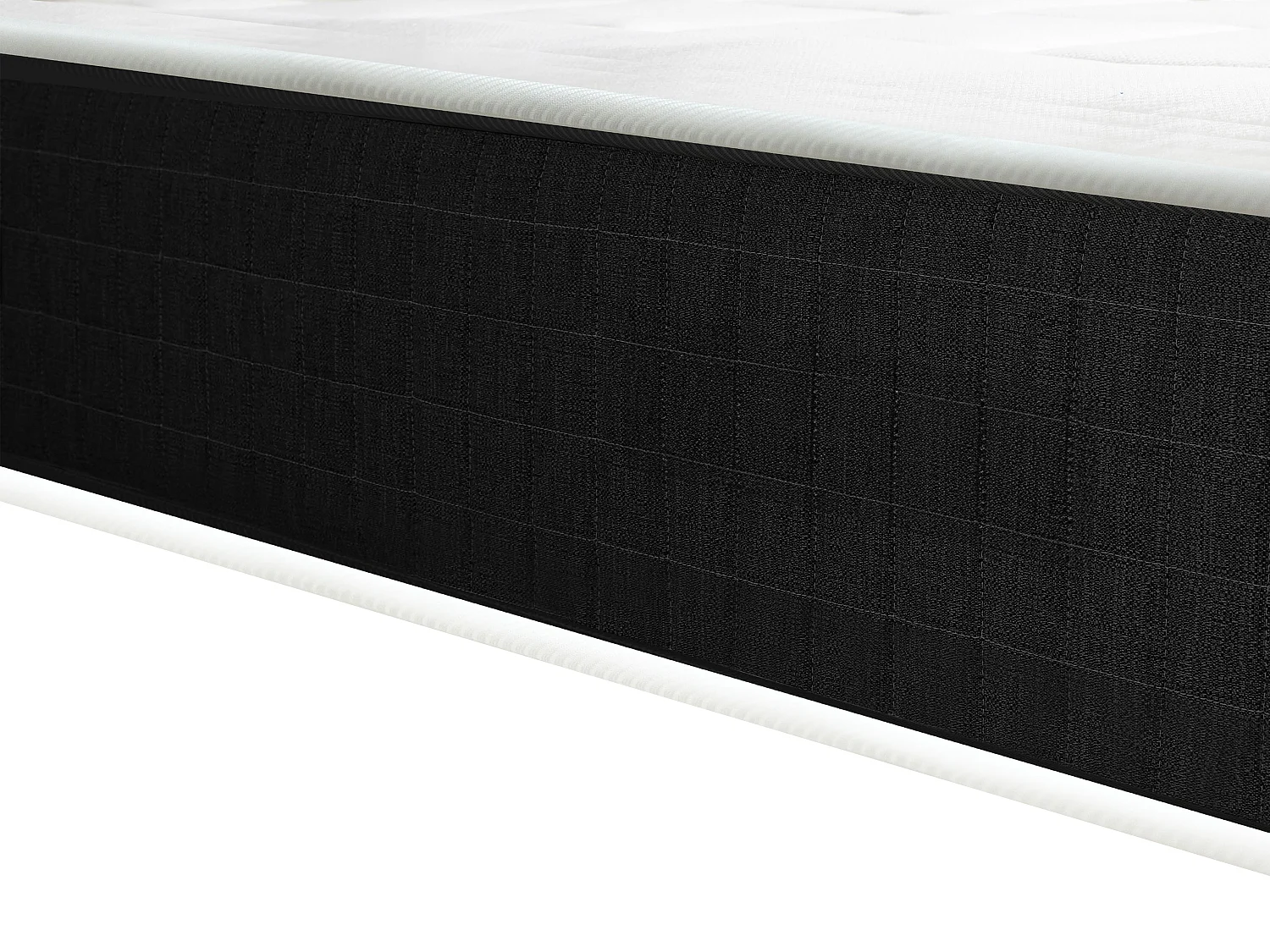 Avkopplingsmadrass 80 x 200 cm med individuellt inkapslade fjädrar och memoryskum 24 cm tjock - PAROX II från YSMÉE