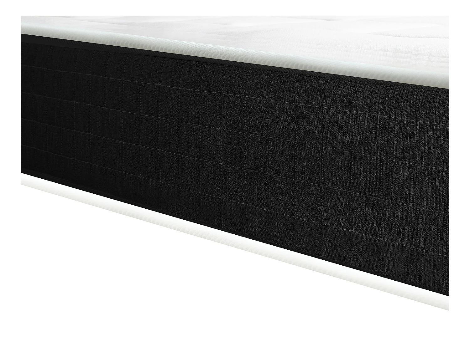 Cama eléctrica de relaxación decorativa + colchón de memoria de forma - 90 x 200 cm - Tela - Beige - MENASINA de DRAMEA