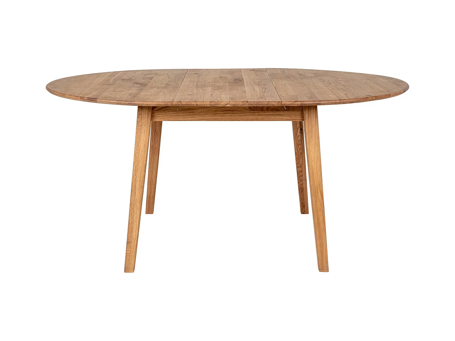 Table de salle à manger ronde extensible en Chêne METZ 118 -158cm