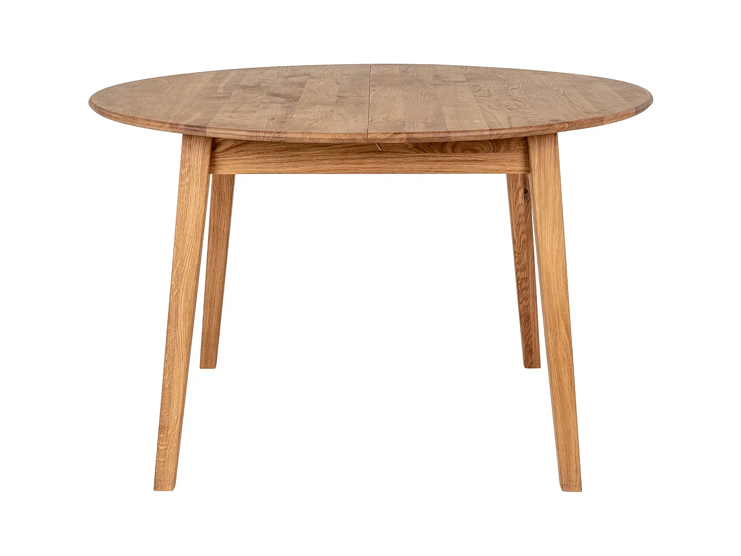 Table de salle à manger ronde extensible en Chêne METZ 118 -158cm