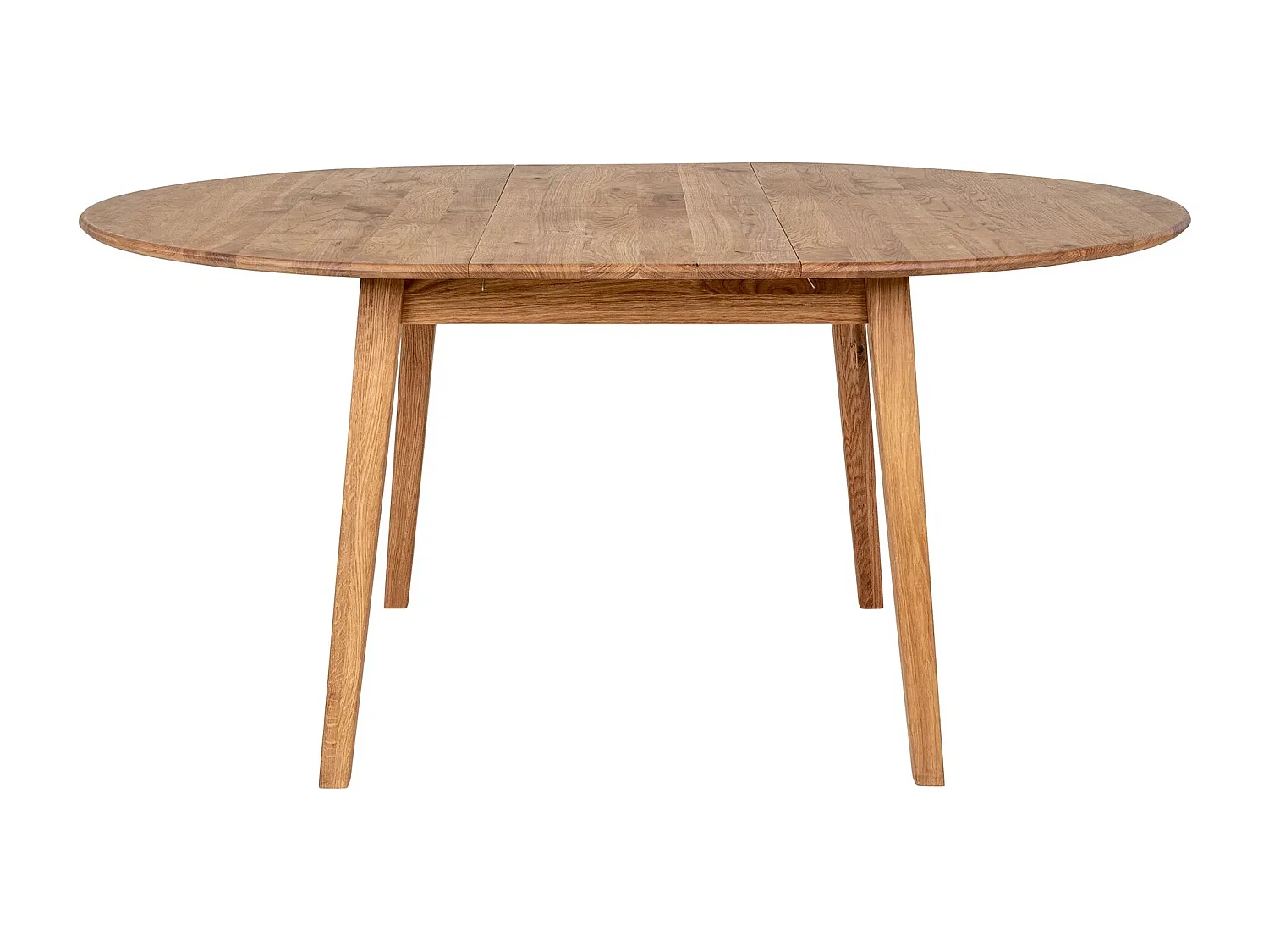 Table de salle à manger ronde extensible en Chêne METZ 118 -158cm