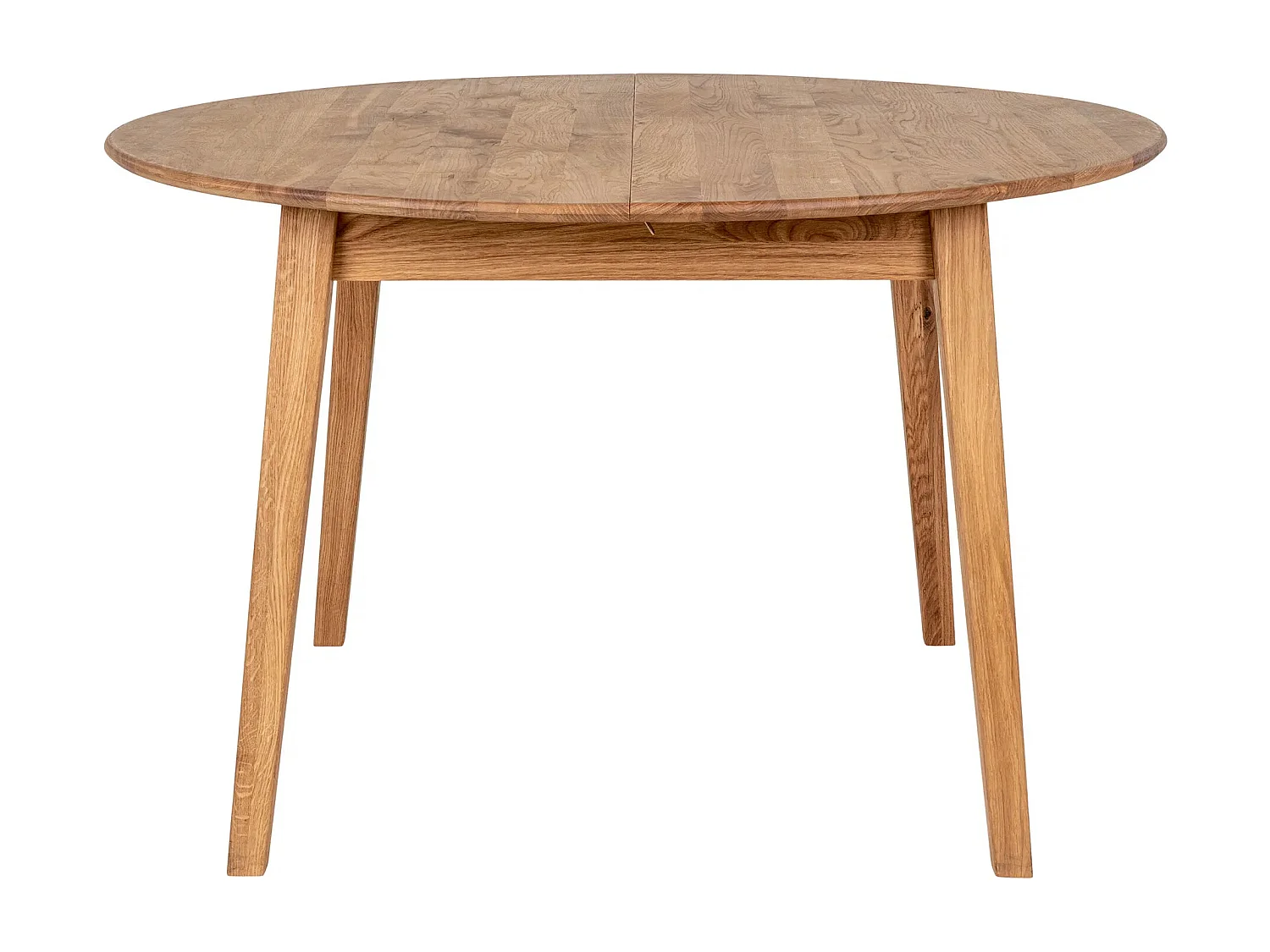 Table de salle à manger ronde extensible en Chêne METZ 118 -158cm