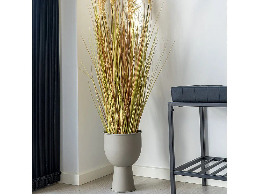 Amalfi bloeiwijze Ø19cm zandkleurig.