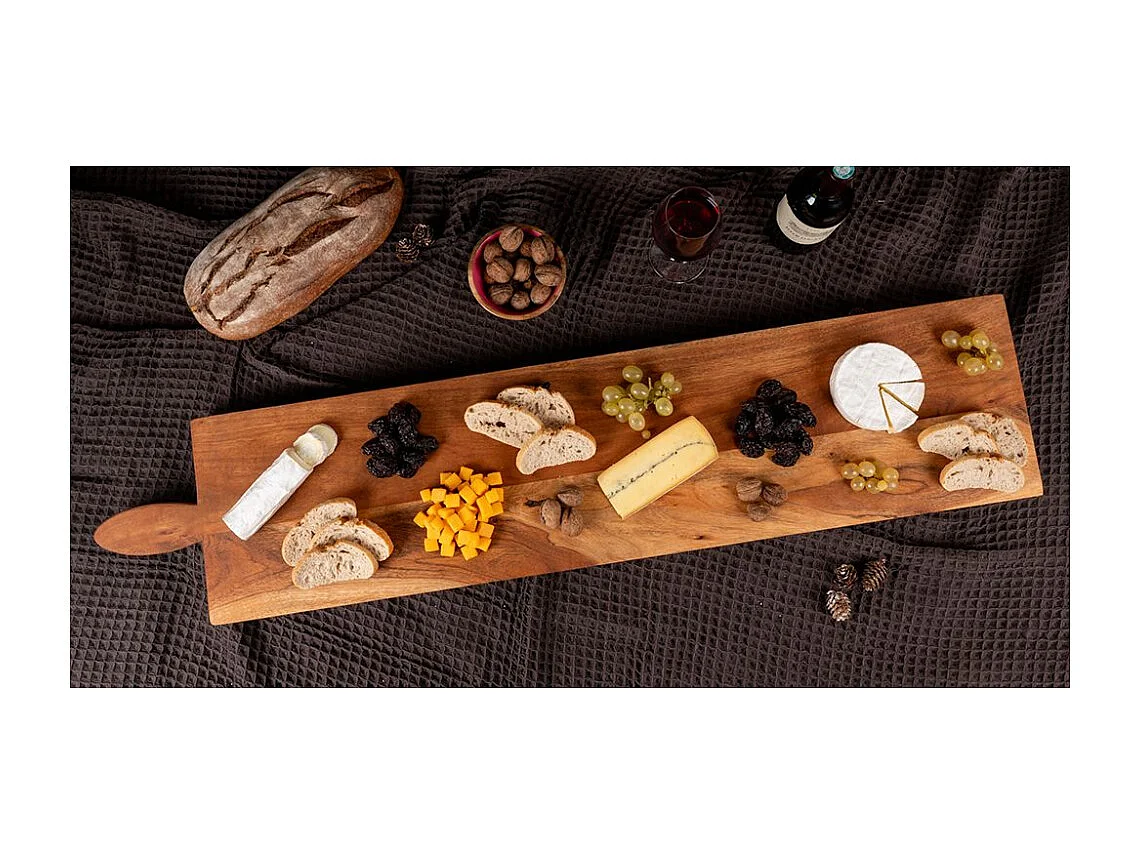 Maxi planche à découper en bois d'acacia