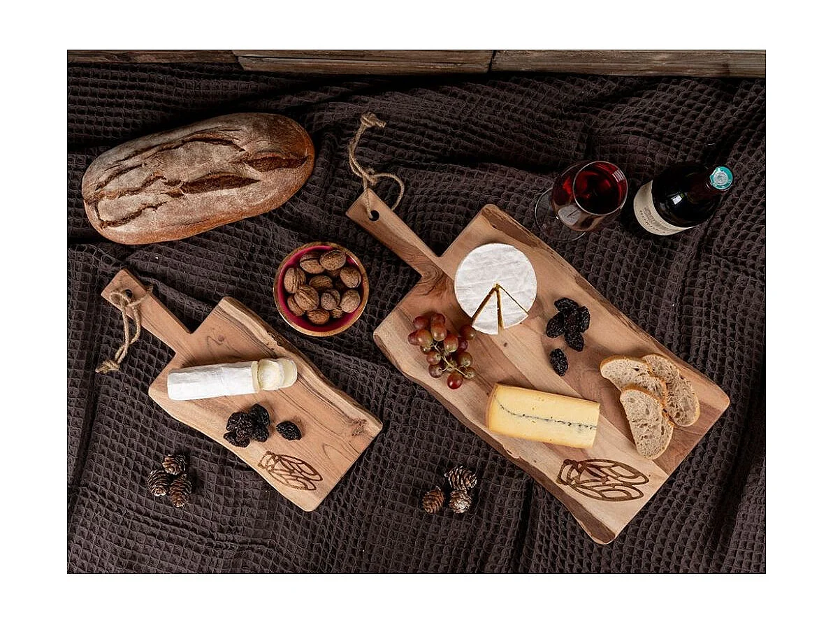 Planche à découper en bois d'acacia - Cigale Petit modèle