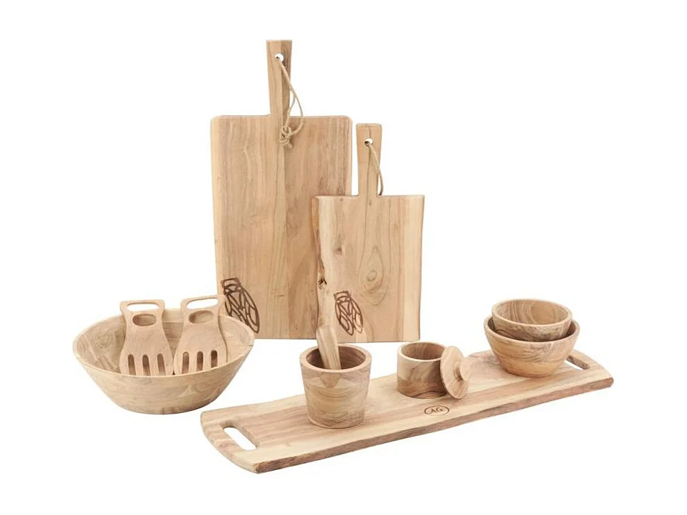 Planche à découper en bois d'acacia - Cigale Petit modèle