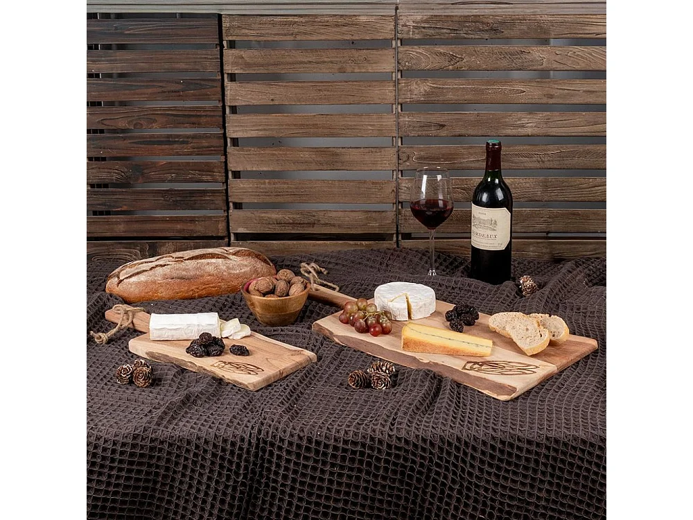 Planche à découper en bois d'acacia - Cigale Petit modèle