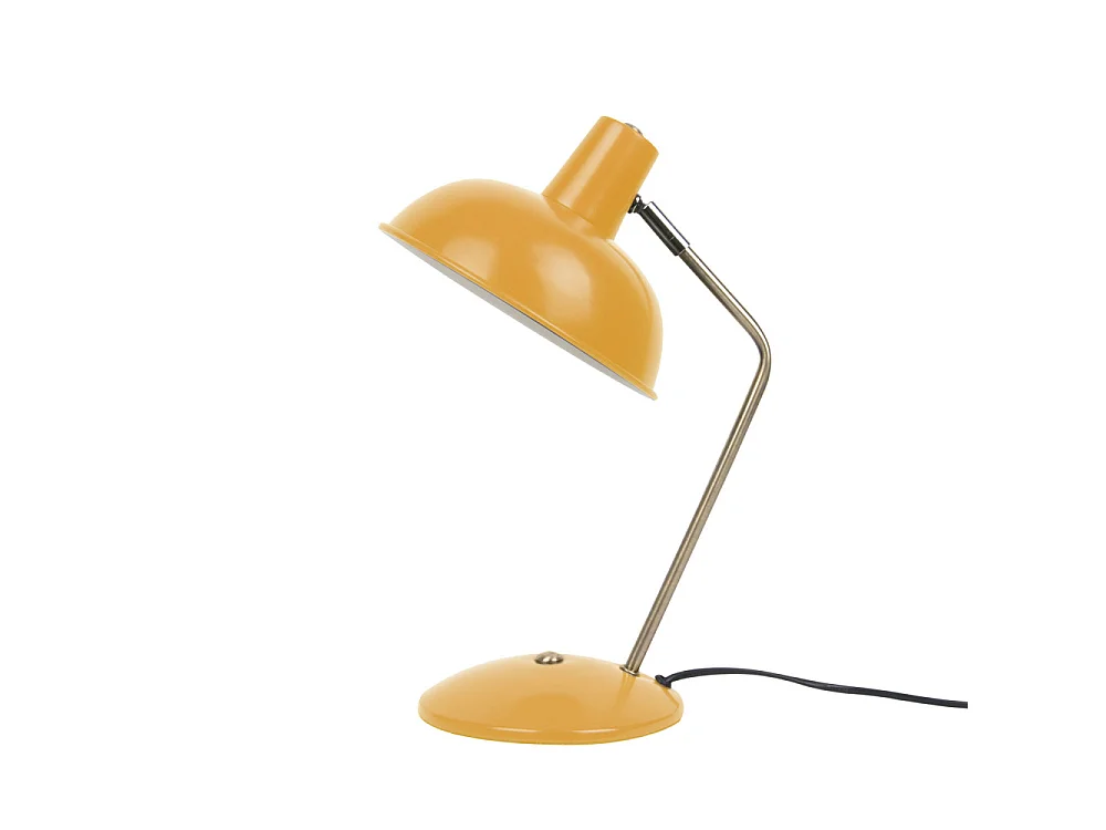 Hood - Lampe à poser en métal : Couleur - Jaune curry