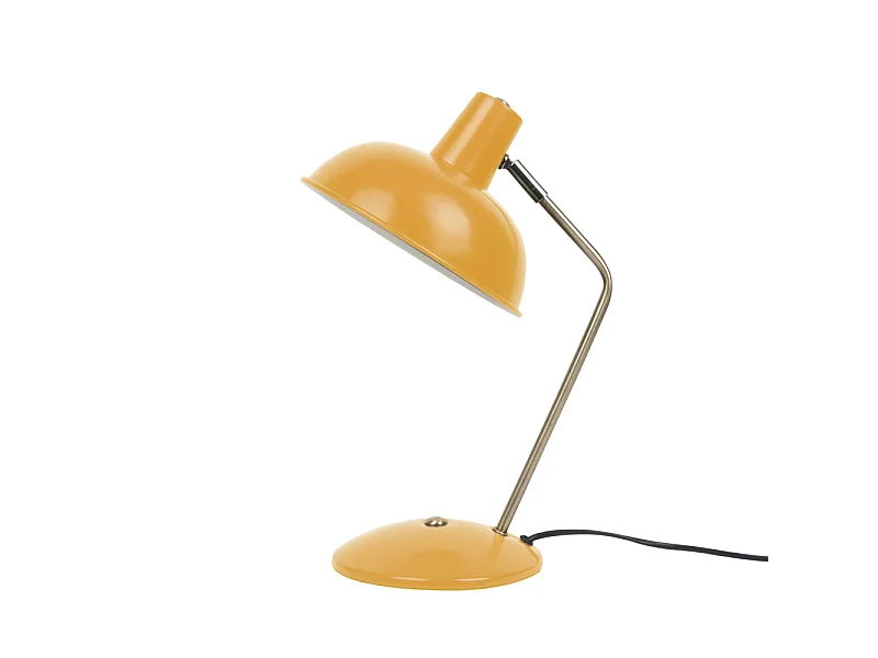 Hood - Lampe à poser en métal : Couleur - Jaune curry