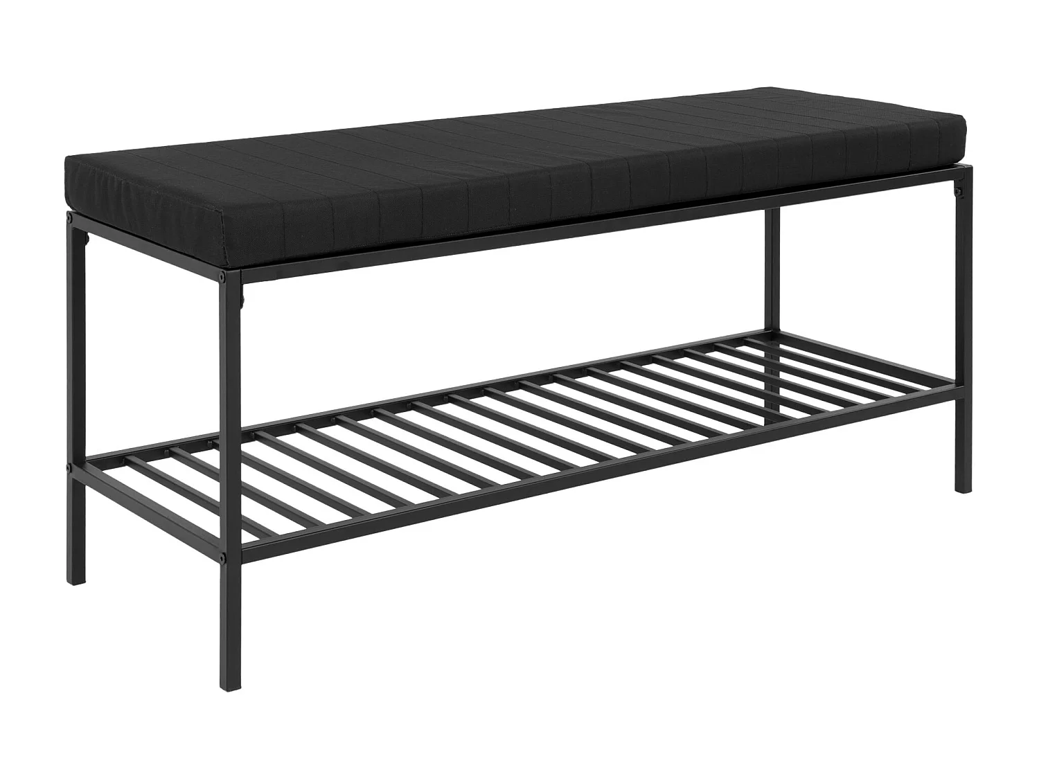 Vita Banquette avec coussin, noir.