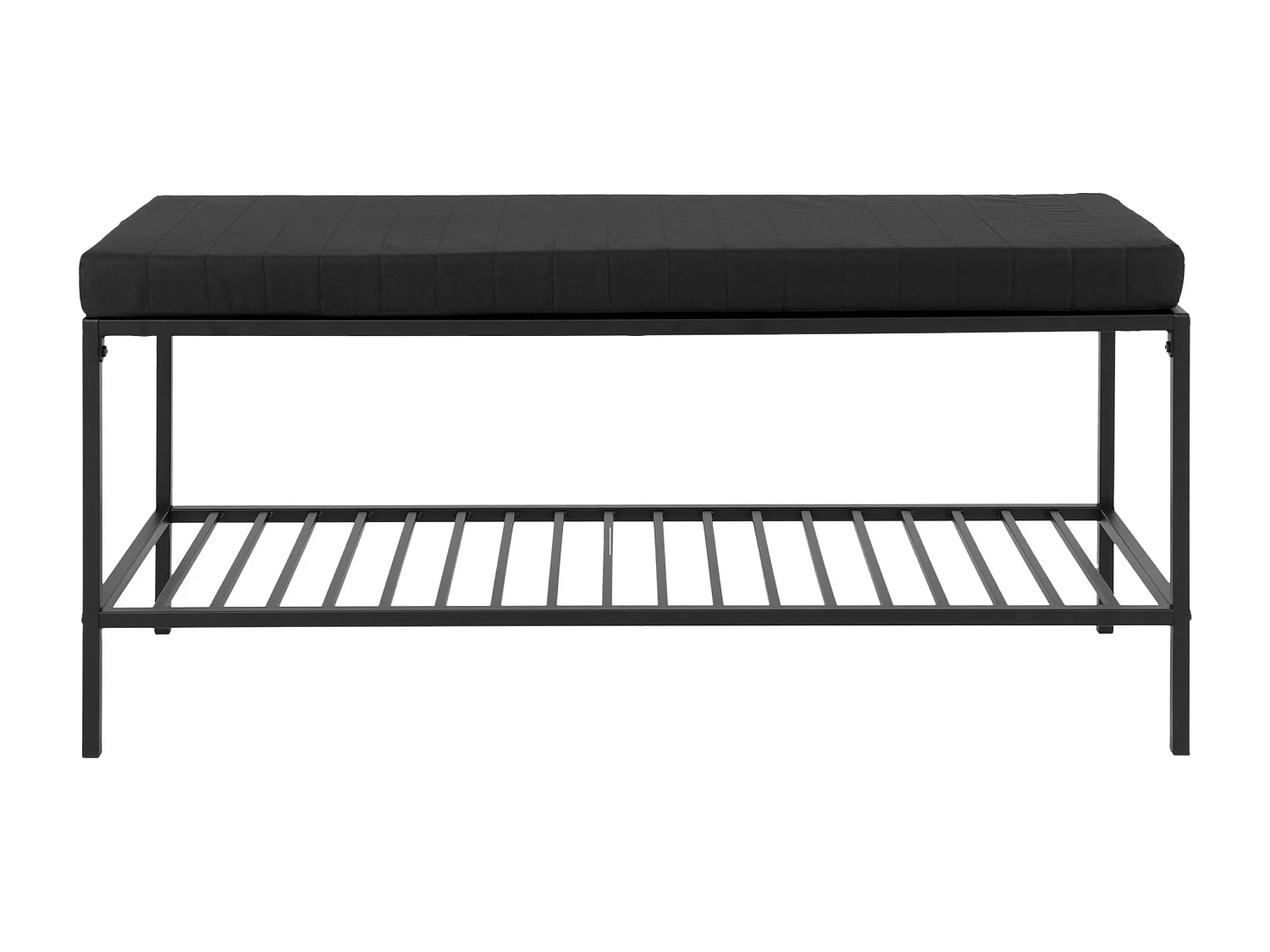 Vita Banquette avec coussin, noir.
