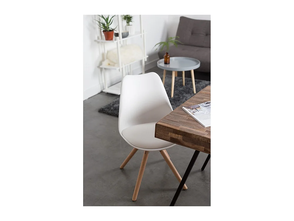 Suri - Table à manger 6 personnes en teck recyclé et métal - Couleur - Bois