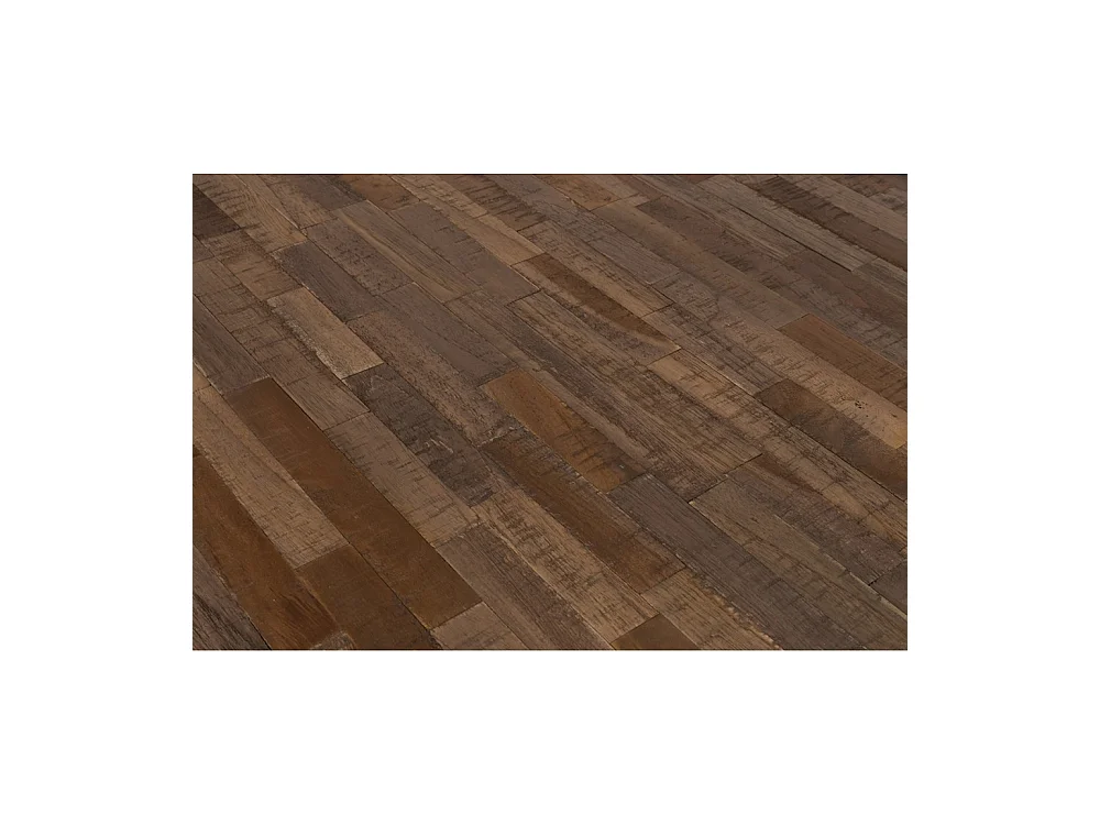 Suri - Table à manger 6 personnes en teck recyclé et métal - Couleur - Bois