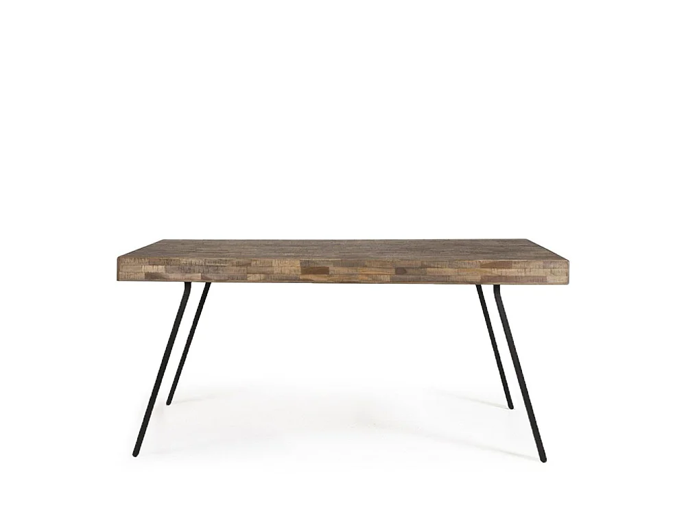 Suri - Table à manger en teck recyclé 200x90cm - Couleur - Bois