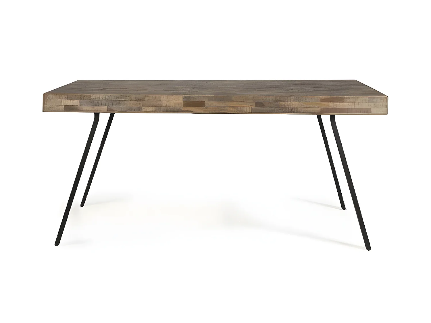 Suri - Table à manger en teck recyclé 220x100cm - Couleur - Bois