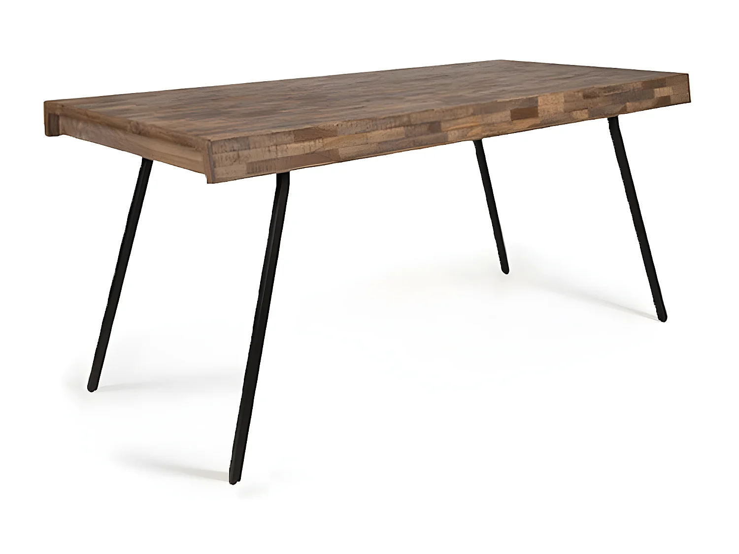 Suri - Table à manger en teck recyclé 220x100cm - Couleur - Bois