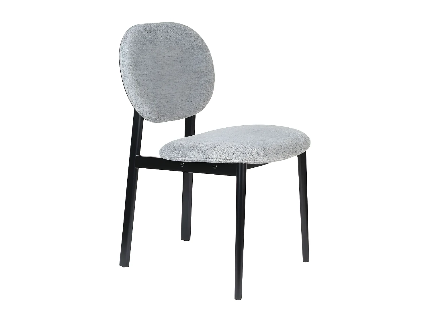 Spike - Chaise en tissu - Gris clair