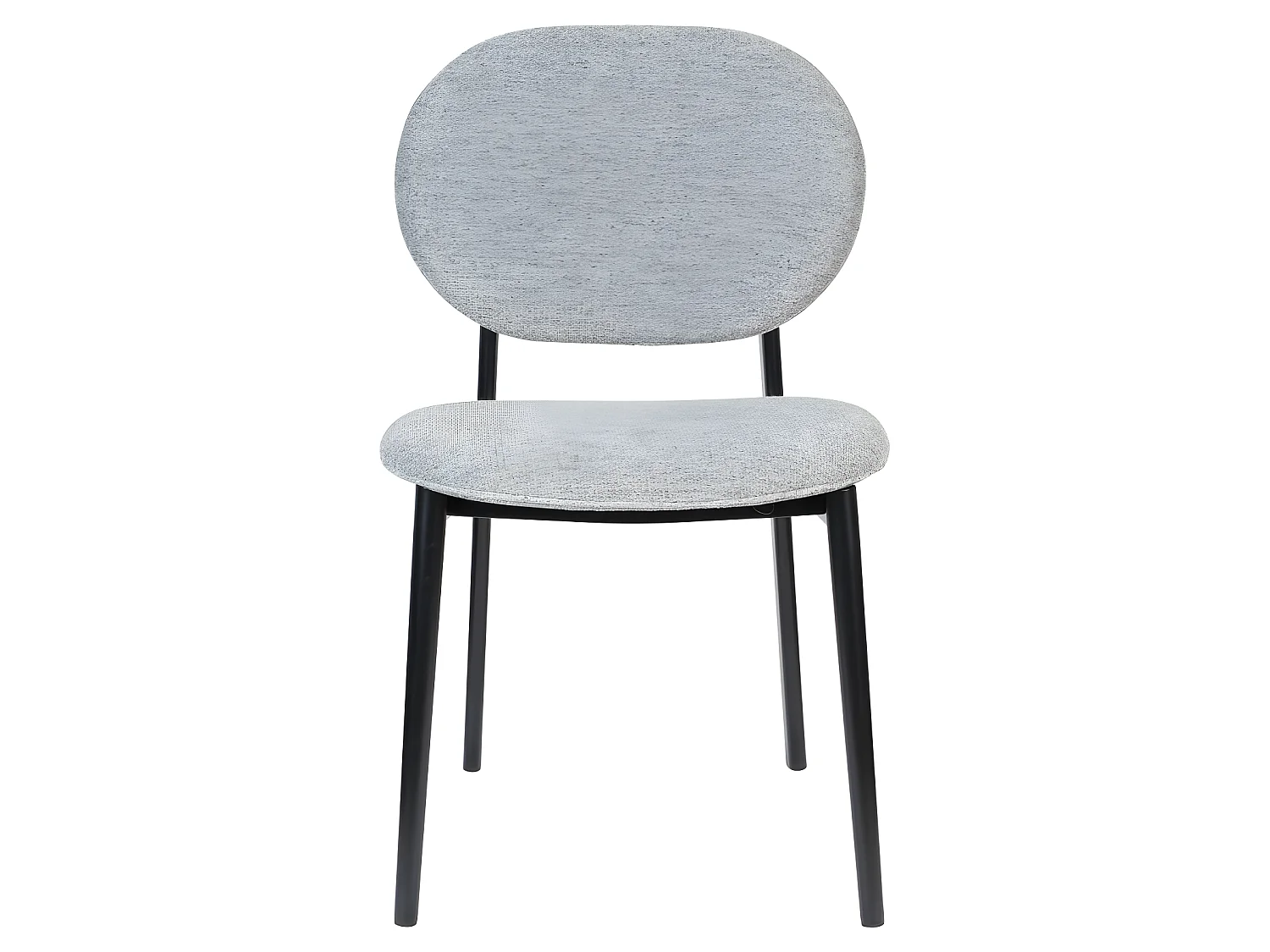 Spike - Chaise en tissu - Gris clair