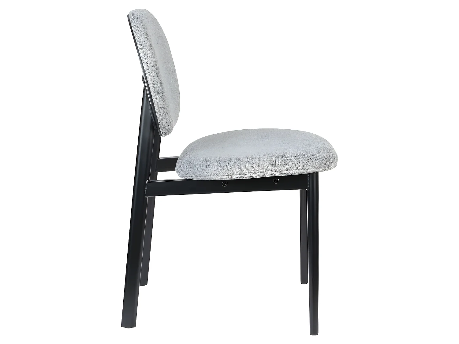 Spike - Chaise en tissu - Gris clair