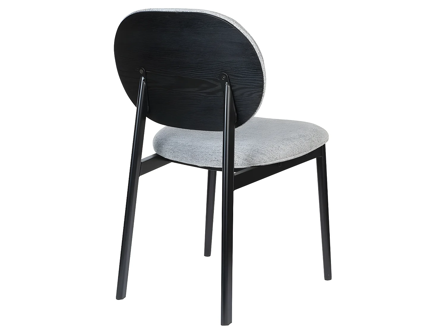 Spike - Chaise en tissu - Gris clair