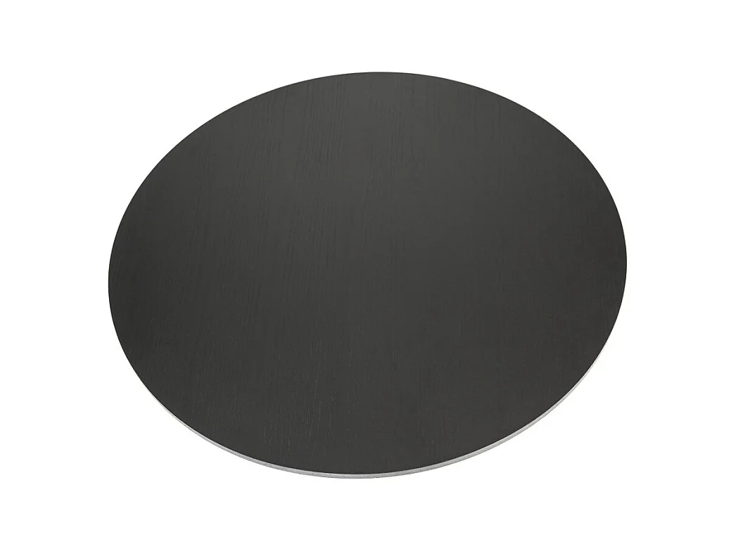 Cep - Table basse ronde en bois ø110cm - Noir