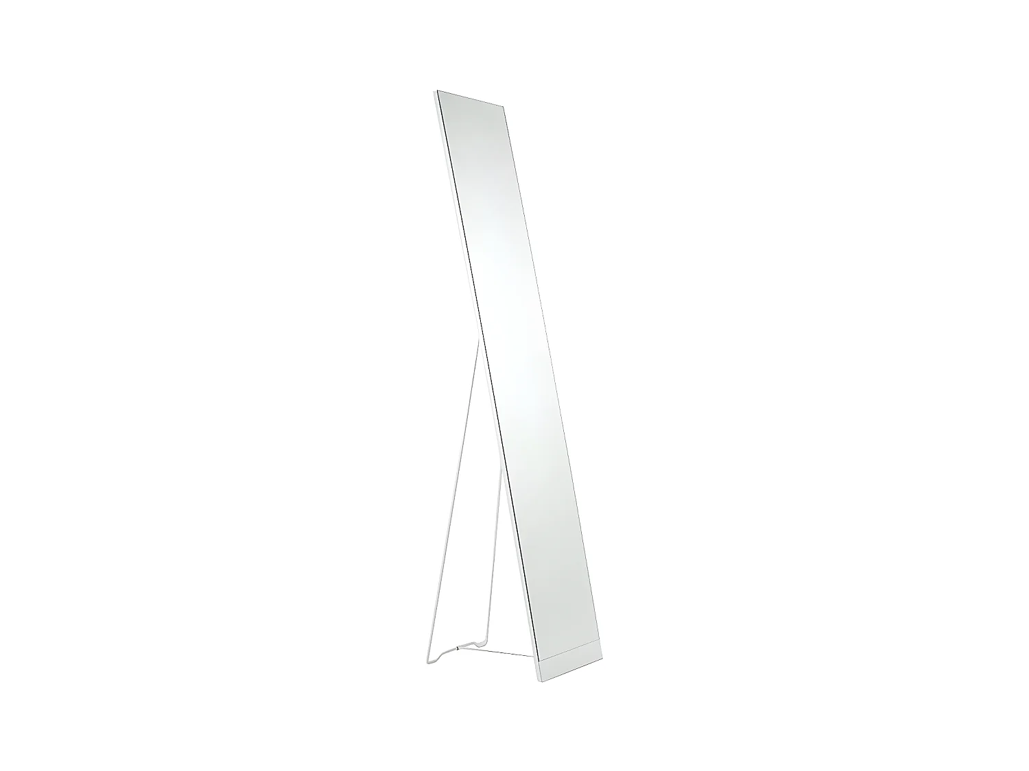Stand - Miroir sur pied - Couleur - Blanc