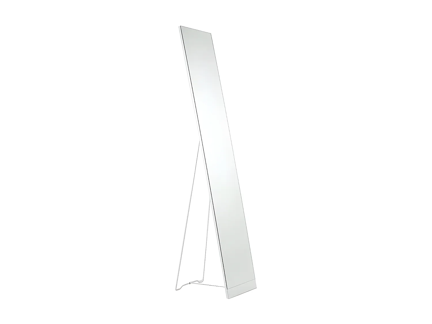 Stand - Miroir sur pied - Couleur - Blanc