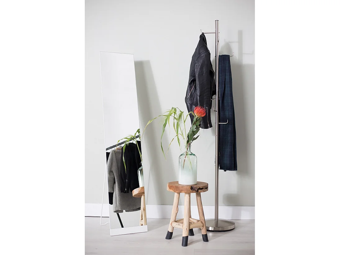 Stand - Miroir sur pied - Couleur - Blanc