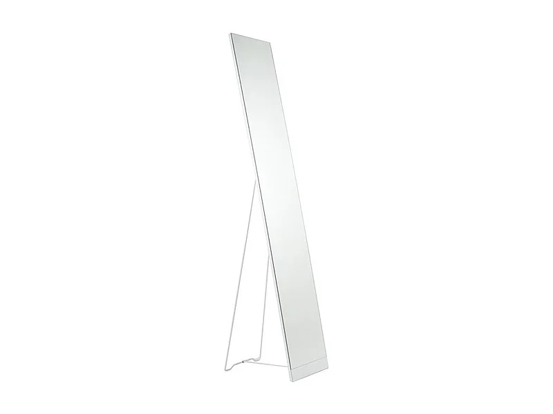 Stand - Miroir sur pied - Couleur - Blanc