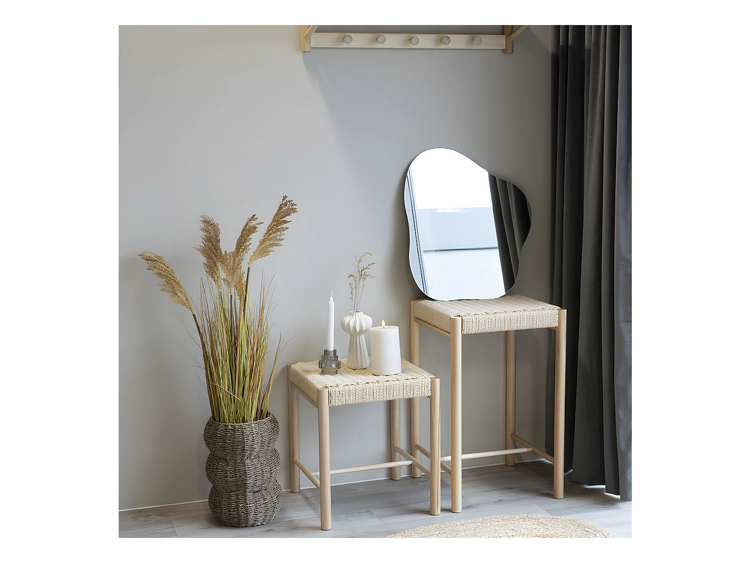 Abano Barhocker natur.